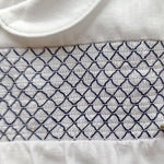 Pagliaccetto neonato COCCODE C63128 Bianco C63128 BIANCO/BLU COCCODE 