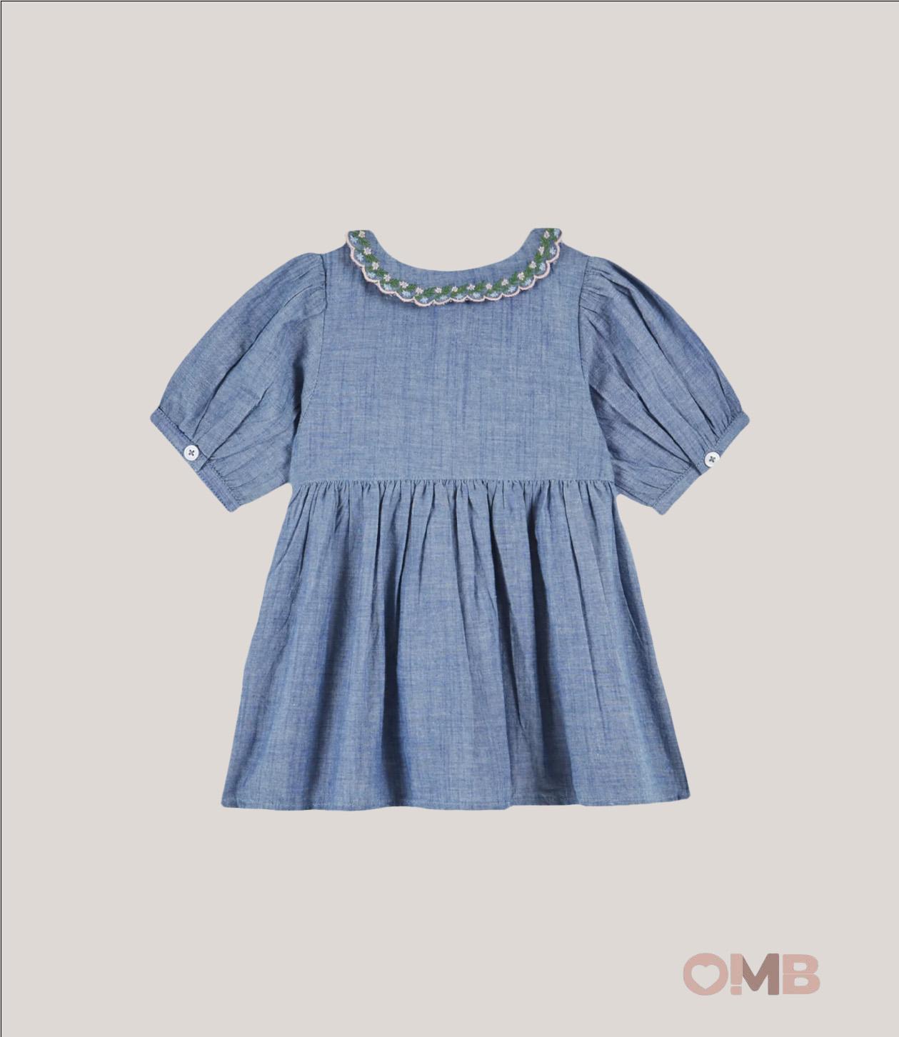 Abito EMILE ET IDA neonata AD156AA Blu AD156AA JEANS EMILE ET IDA 