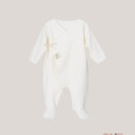 Tutina CALAMARO BABY neonata 33025 Bianca 33025 BIANCO CALAMARO BABY 