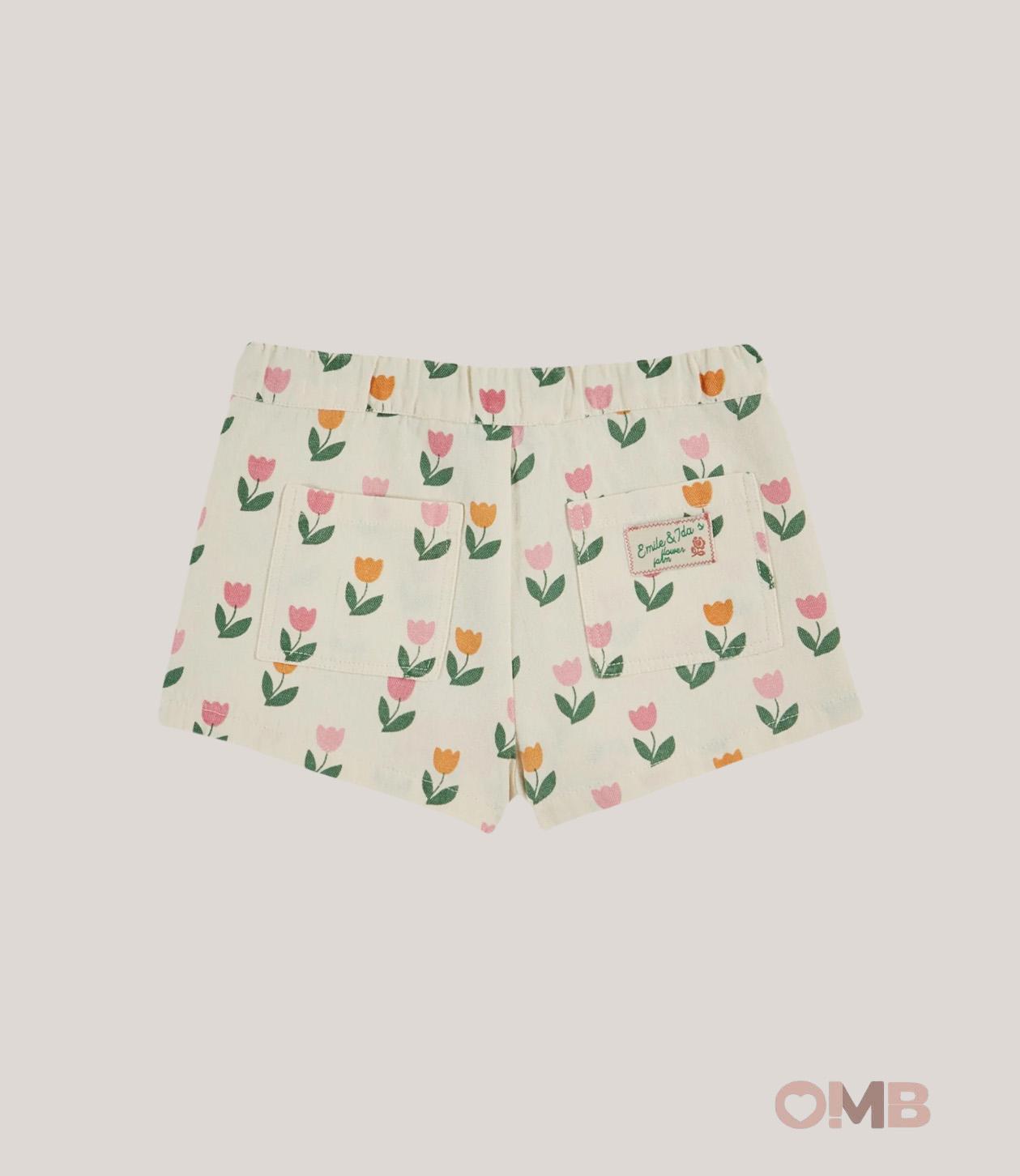 Short EMILE ET IDA bambina AD164A Panna<BR/> AD164A TULIPANI EMILE ET IDA 