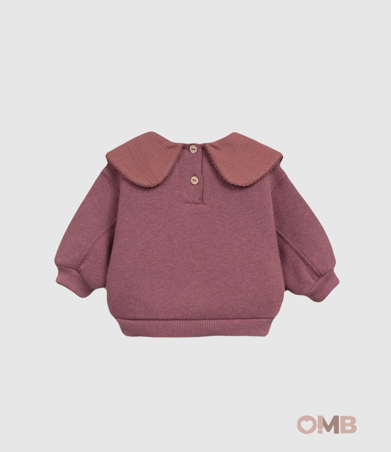 Felpa Play Up neonata 2AR10904 Malva 2AR10904 MALVA PLAY UP 