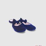 Scarpe culla PANYNO neonata A2705 Blu A2705 VELLUTO NAVY PANYNO 
