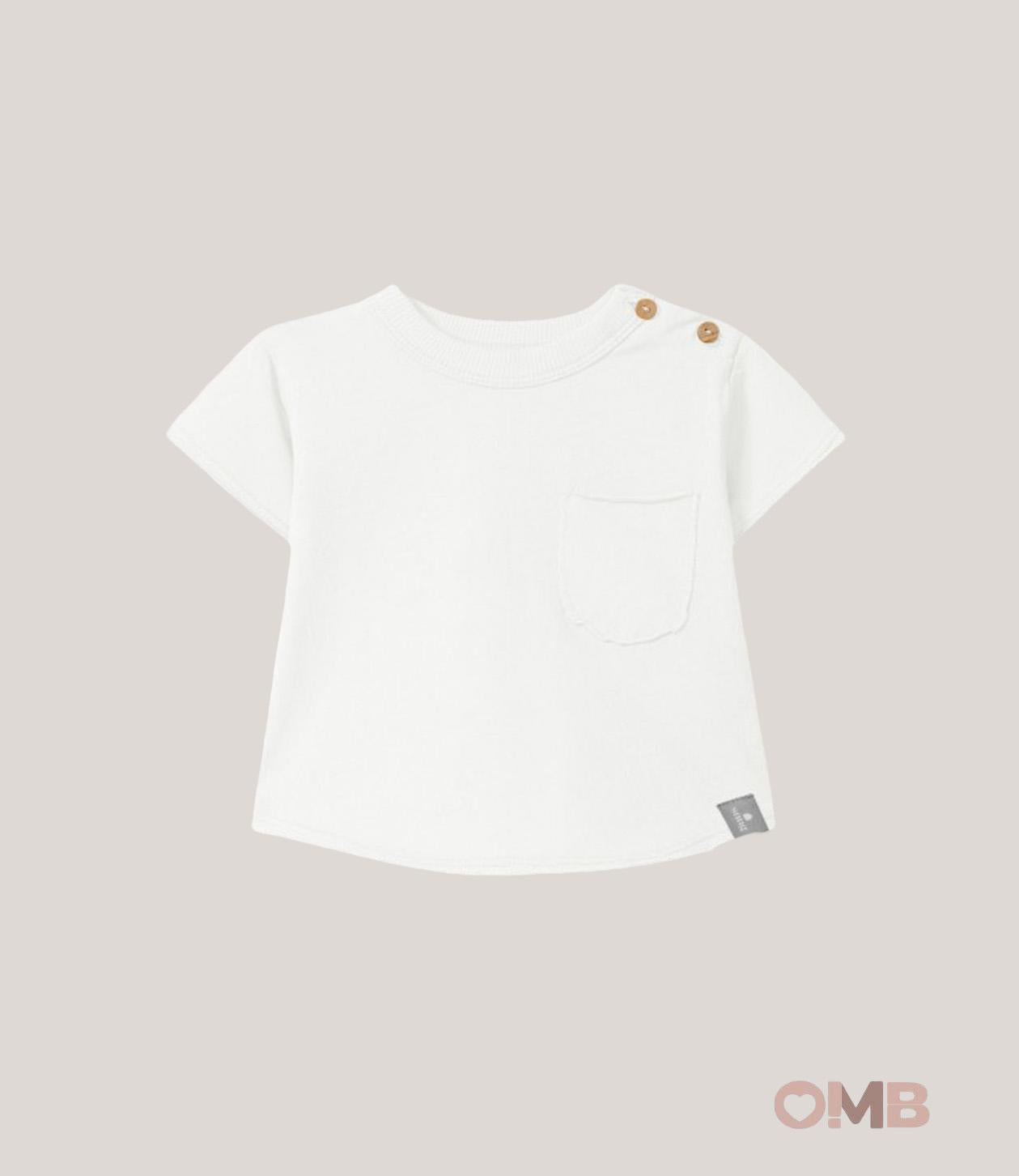 T-shirt neonato SNUG 6S141A Bianca<BR/> 6S141A BIANCO SNUG 