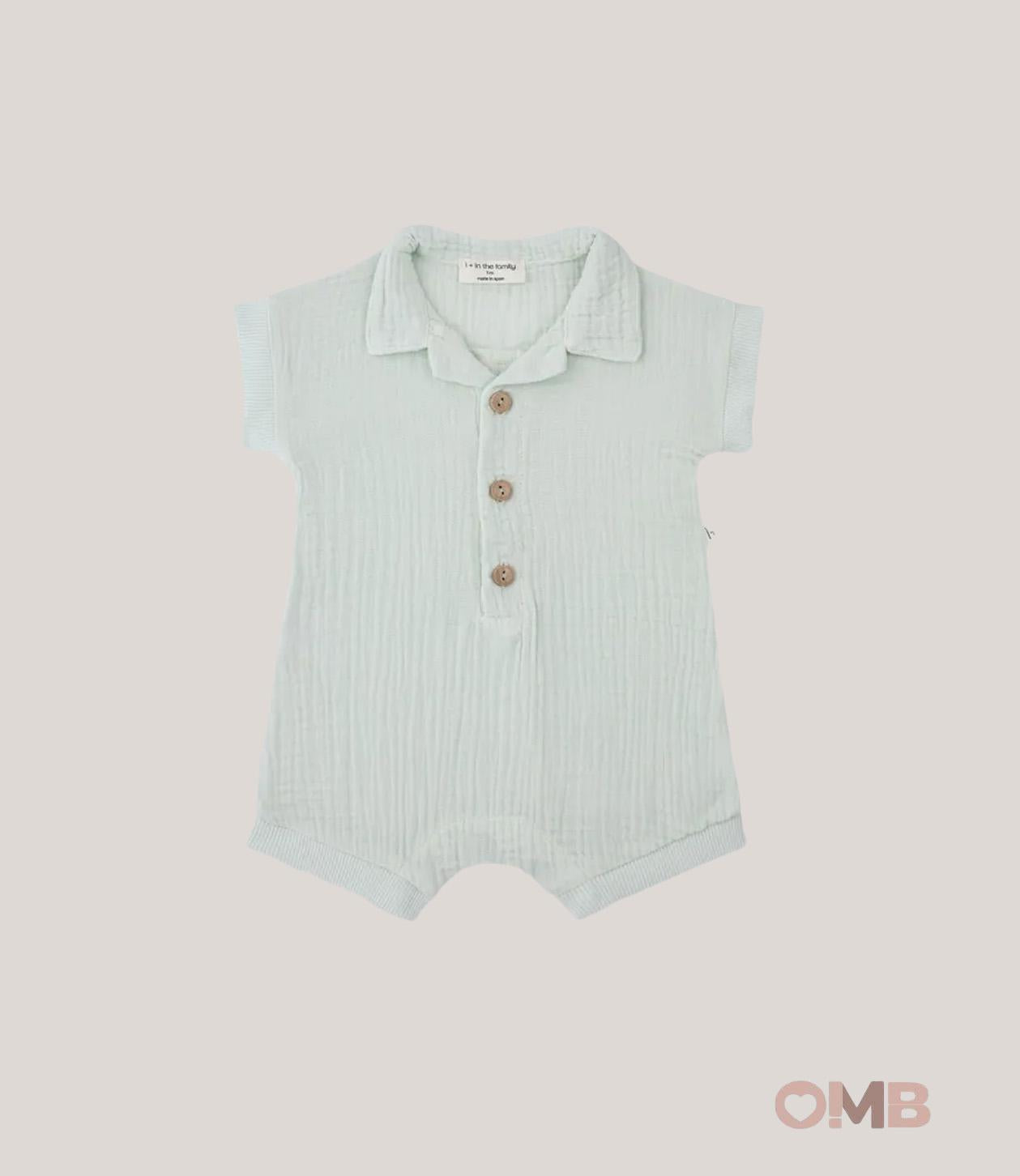 Tutina 1+INTHEFAMILY neonato VITTORIO Verde VITTORIO VARIO 1+INTHEFAMILY 