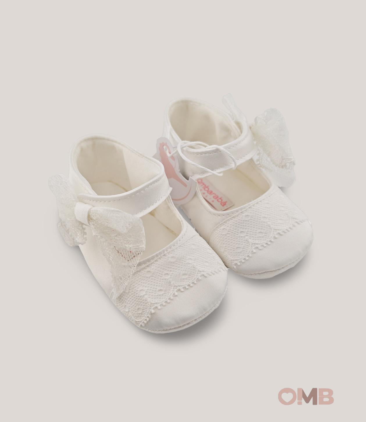 Ballerine neonata AMBARABA' SF43112 Bianche SF43112 BIANCO AMBARABA' 