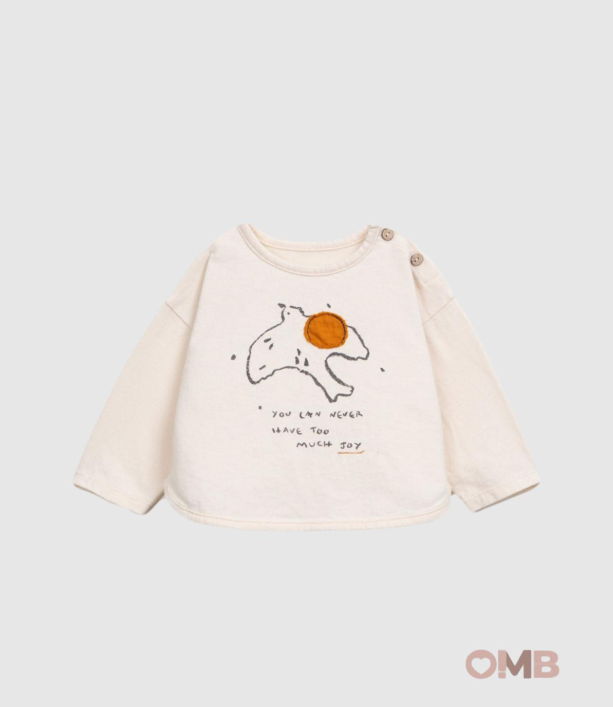 T-shirt Play Up neonato 1AR11001 Beige 1AR11001 NATURALE PLAY UP 