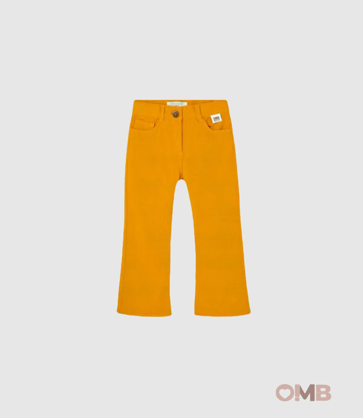 Pantalone BOBOLI bambina 476018 Giallo<BR/> 476018 GIALLO BOBOLI 