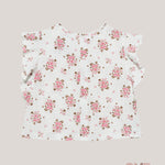 Camicia bambina LALALU CML70 Bianca CML70 FIORI LALALU 