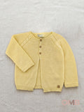 Cardigan neonata PANGASA 2604150 Giallo