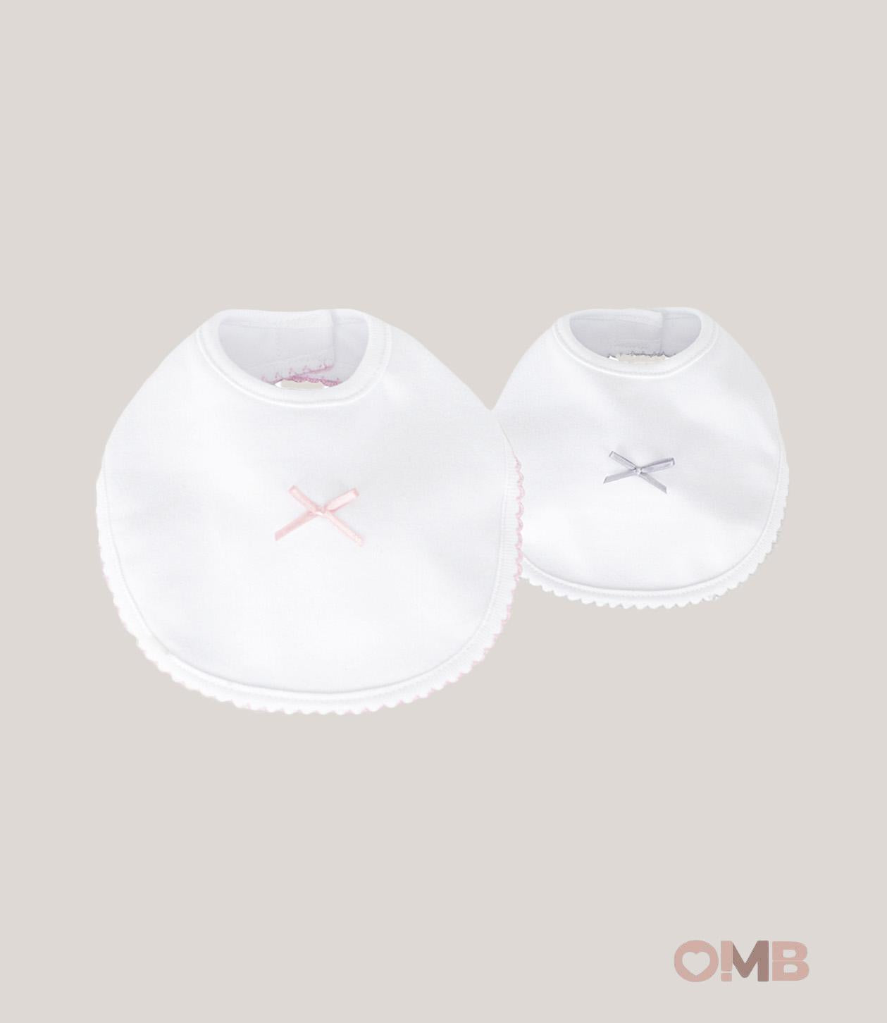 Bavaglini neonata CALAMARO BABY 74017 Rosa Grigio 74017 ROSA-GRIGIO CALAMARO BABY 