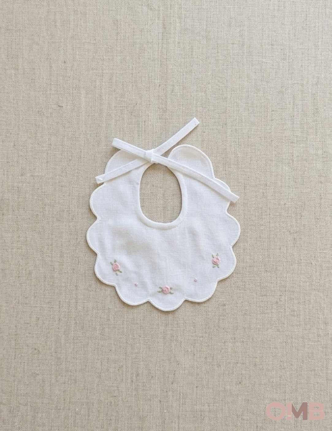 Bavetta neonata PEPECE' 305 Bianca 305 CIANCO/ROSA PEPECE' 