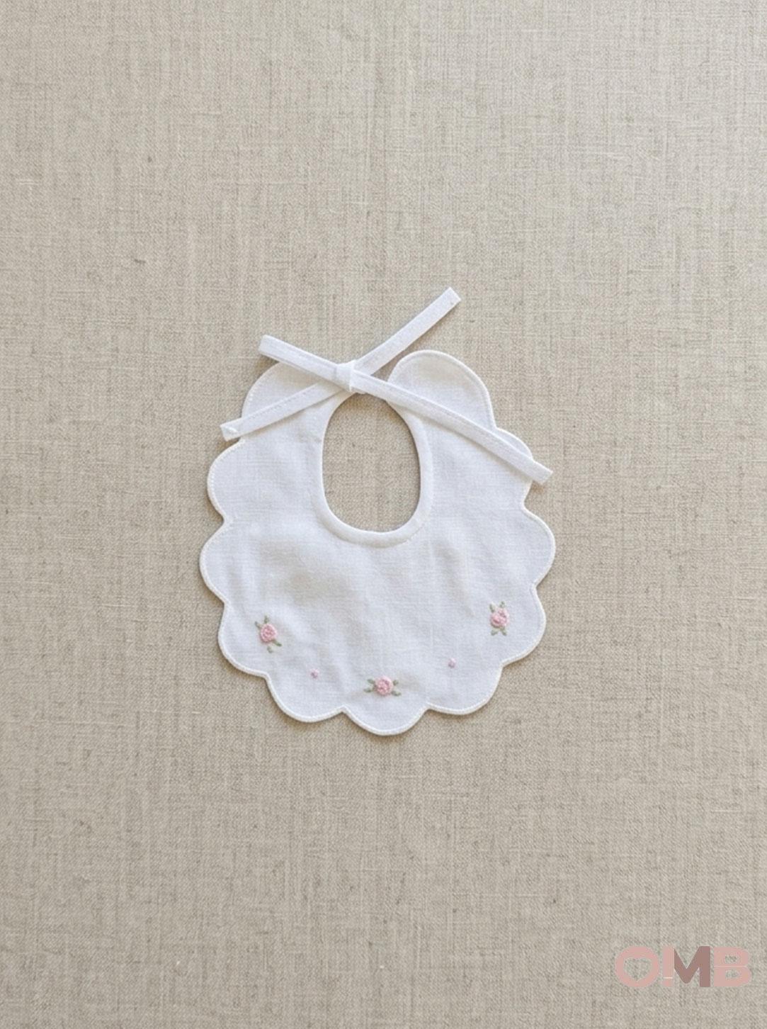 Bavetta neonata PEPECE' 305 Bianca 305 CIANCO/ROSA PEPECE' 