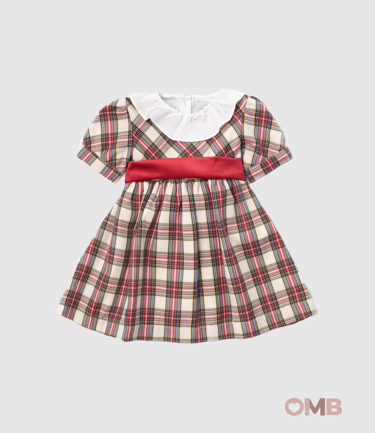 Abito COCCODE neonata C62914 Tartan C62914. TARTAN COCCODE 