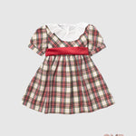 Abito COCCODE neonata C62914 Tartan C62914. TARTAN COCCODE 