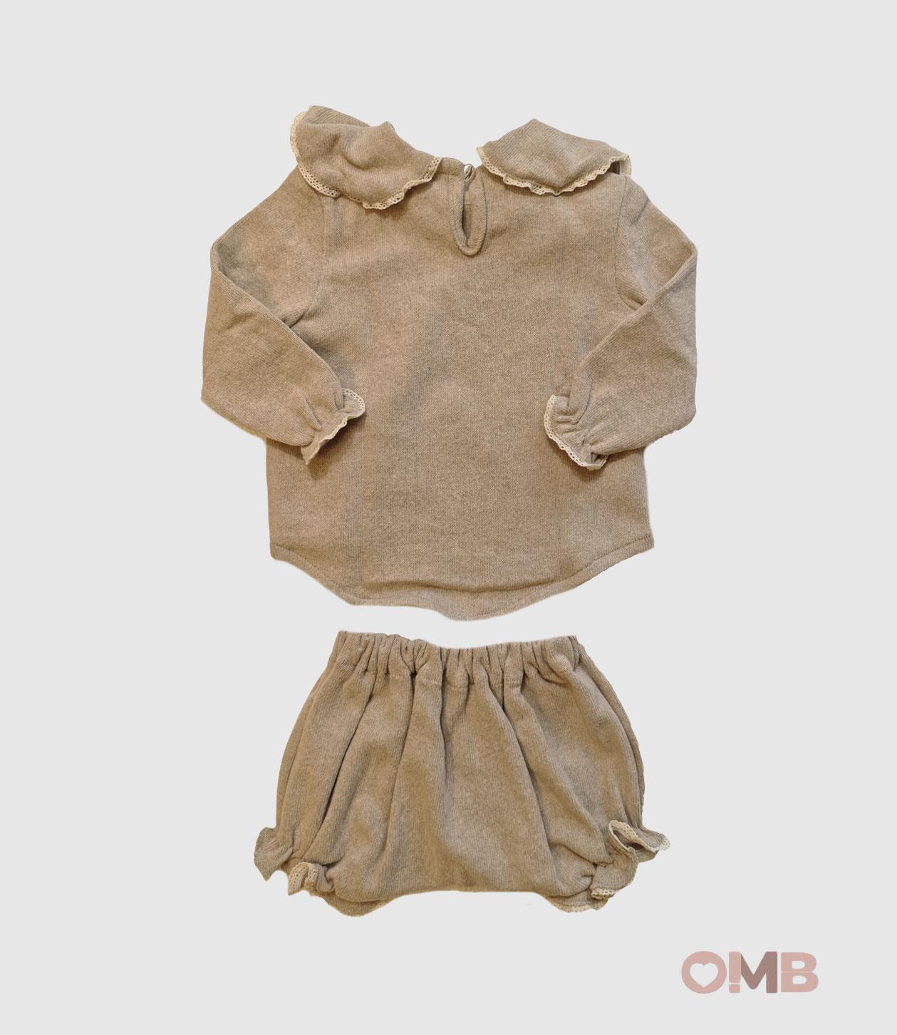 Completo EMMAG neonata 22M-06m Beige 22M-06m cipria EMMAG 