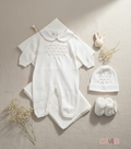 Set nascita BABY LORD neonata 388-765-686 Bianco