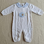 Tutina neonato BABY LORD 398 Bianca 398 AZZURRO BABY LORD 