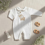Tutina PRIMODI BEBE neonato 3405 Bianco 3405 TORTORA PRIMODI BEBE 