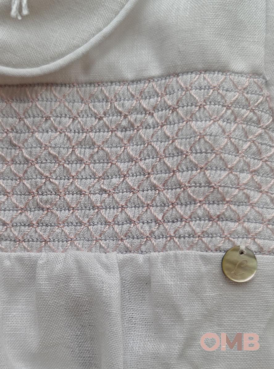 Pagliaccetto neonato COCCODE C63128 Bianco C63128 BIANCO/ROSA COCCODE 