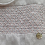 Pagliaccetto neonato COCCODE C63128 Bianco C63128 BIANCO/ROSA COCCODE 