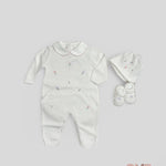 Tutina Neonata BABY LORD 372 Bianco<BR/> 372 BIANCO BABY LORD 