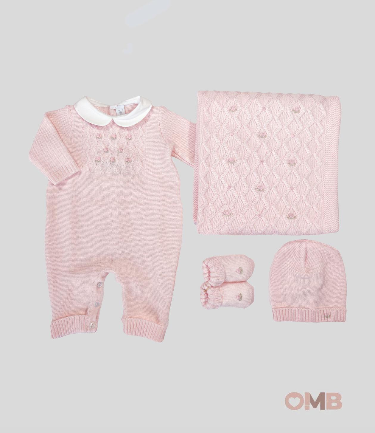 Tutina Neonata PEPECE' 7710 Rosa 7710 ROSA PEPECE' 