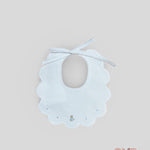 Bavaglino Neonato PEPECE' 305 Bianco<BR/> 305 CIELO PEPECE' 
