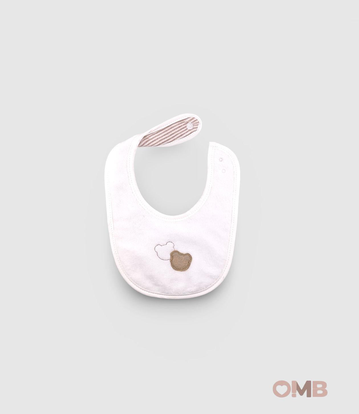 Bavaglino COCCODE neonato 62601 Panna<BR/> 62601- ORSETTO COCCODE 