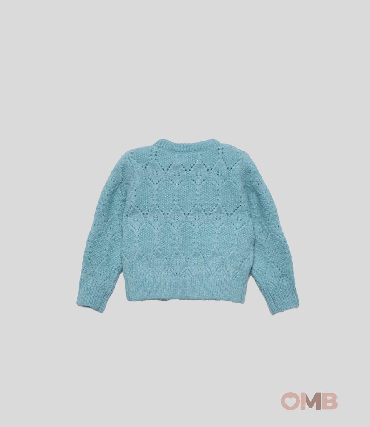 Maglione neonata ABEL&LULA 5816 Azzurro 5816 ACQUA ABEL&LULA 