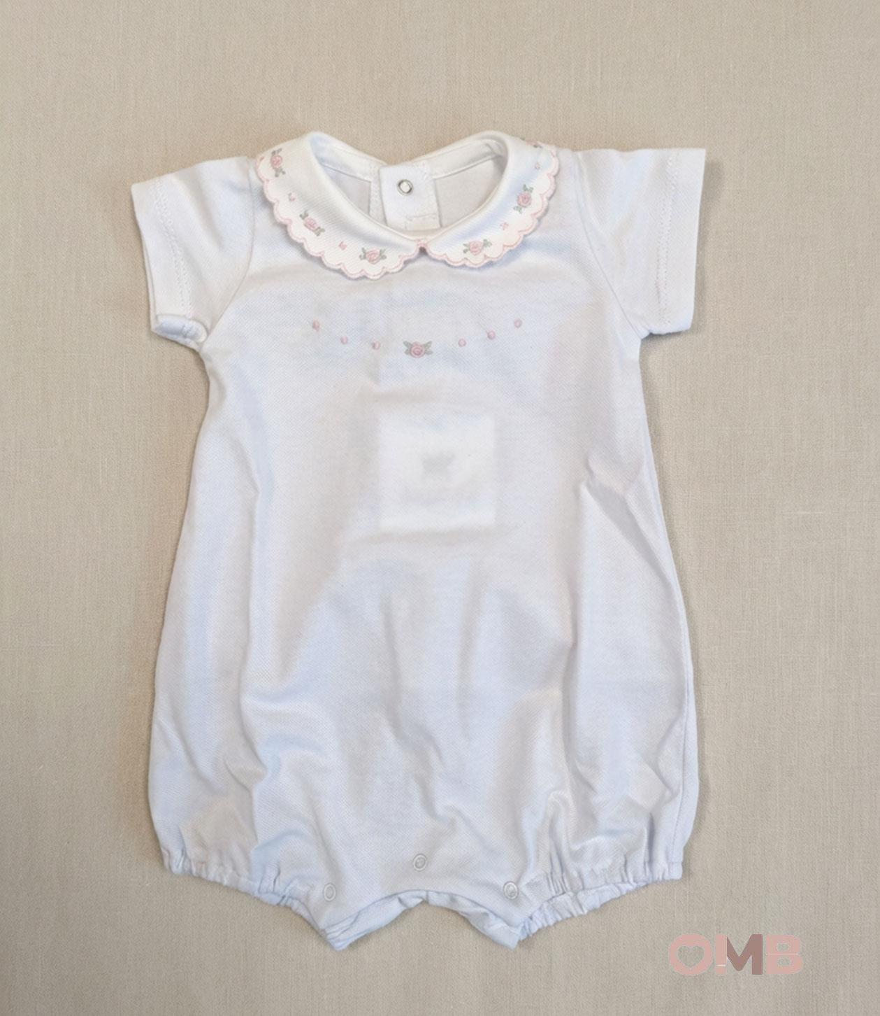 Pagliaccetto neonata PEPECE' 7721R3 Bianco 7721R3 BIANCO-ROSA PEPECE' 