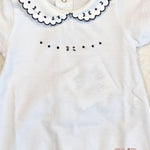 Pagliaccetto neonata PEPECE' 7721R6 Bianco 7721R6 BIANCO-BLU PEPECE' 