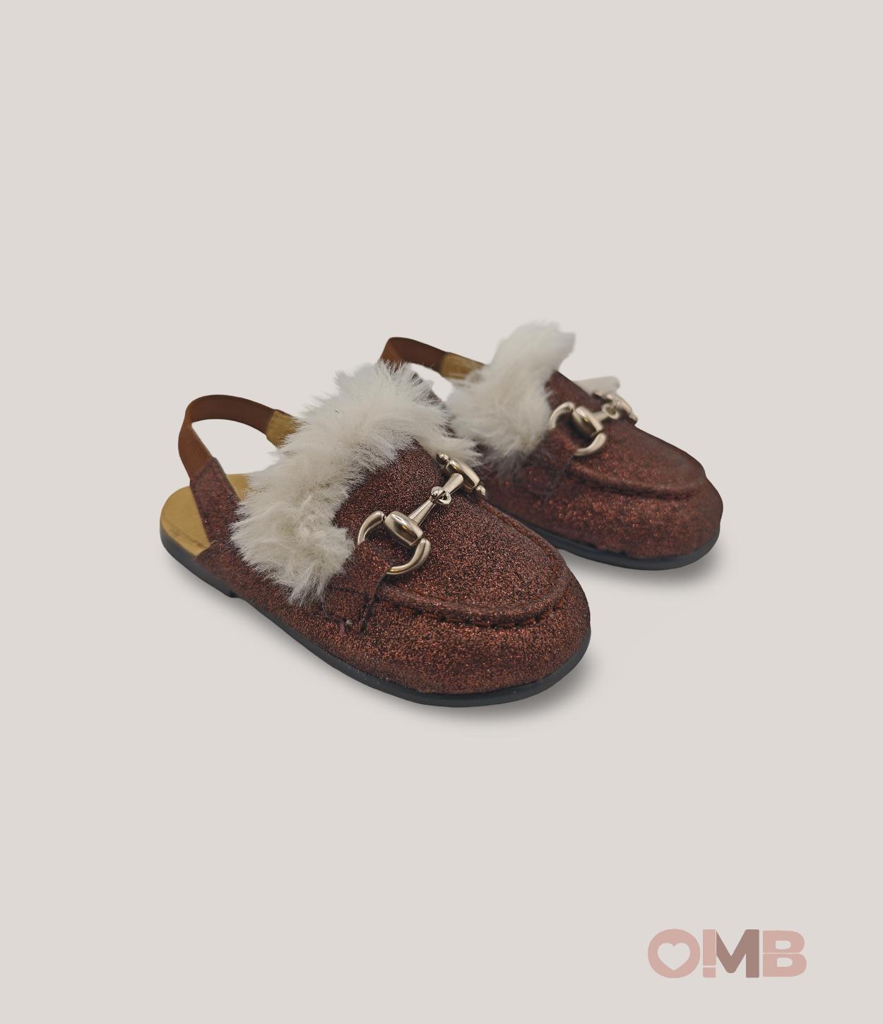 Sabot PANYNO bambina B3107 Bronzo B3107 GLITTER PANYNO 