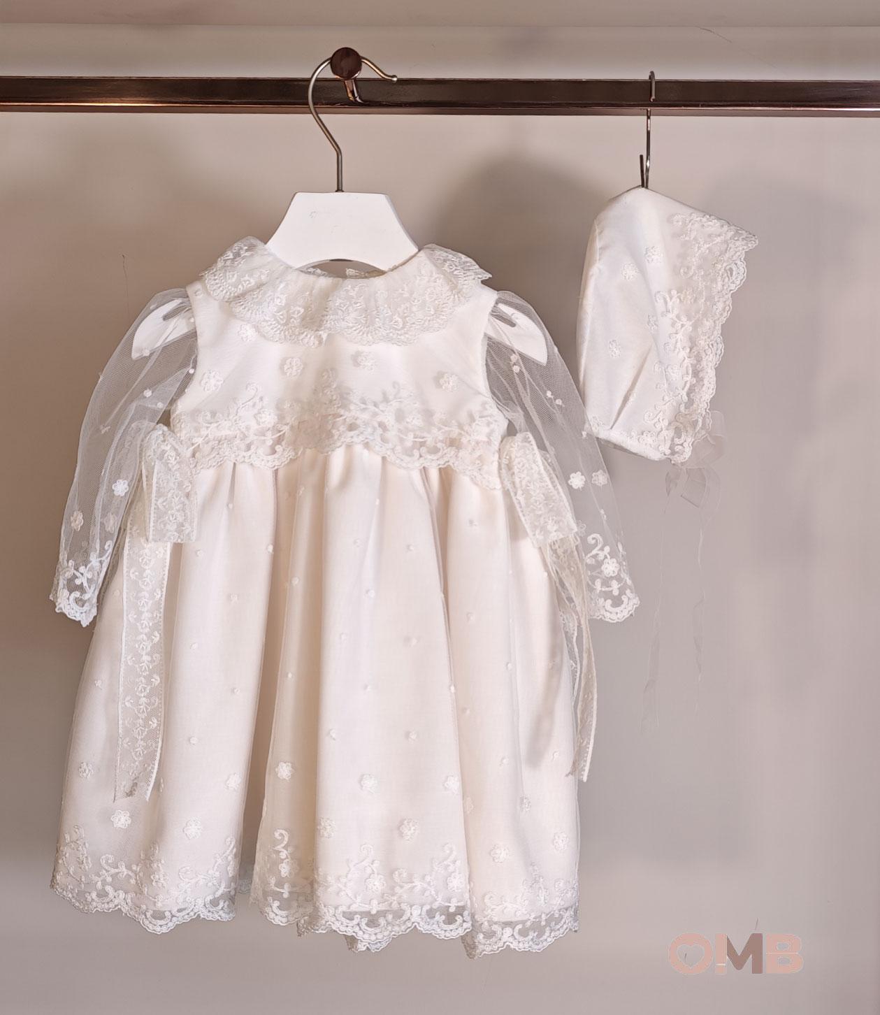 Abito NISERET neonata 5629 Salmone 5629 37 NISERET 