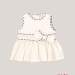 Top neonata COCCODE C63174 Bianco<BR/> C63174 BIANCO/BLU COCCODE 