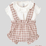 Completo Neonata Calamaro Baby 11126 rosa<BR/> 11126 ROSA CALAMARO BABY 