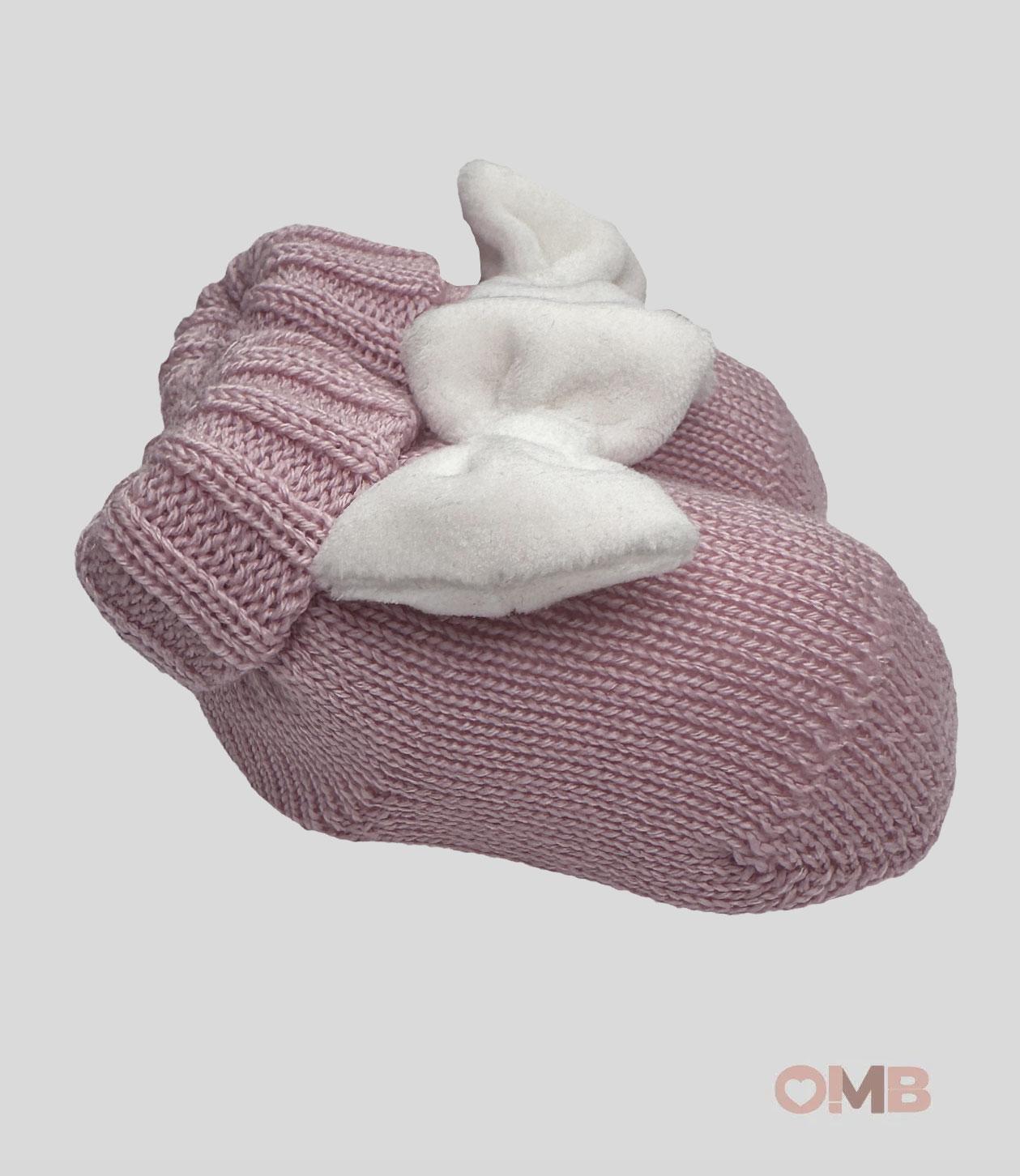 Babbucce Neonata Baby Lord 701 rosa antico 701 ROSA BABY LORD 