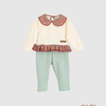 Completo Calamaro Baby neonata 11222-B Verde 11222-B MENTA CALAMARO BABY 