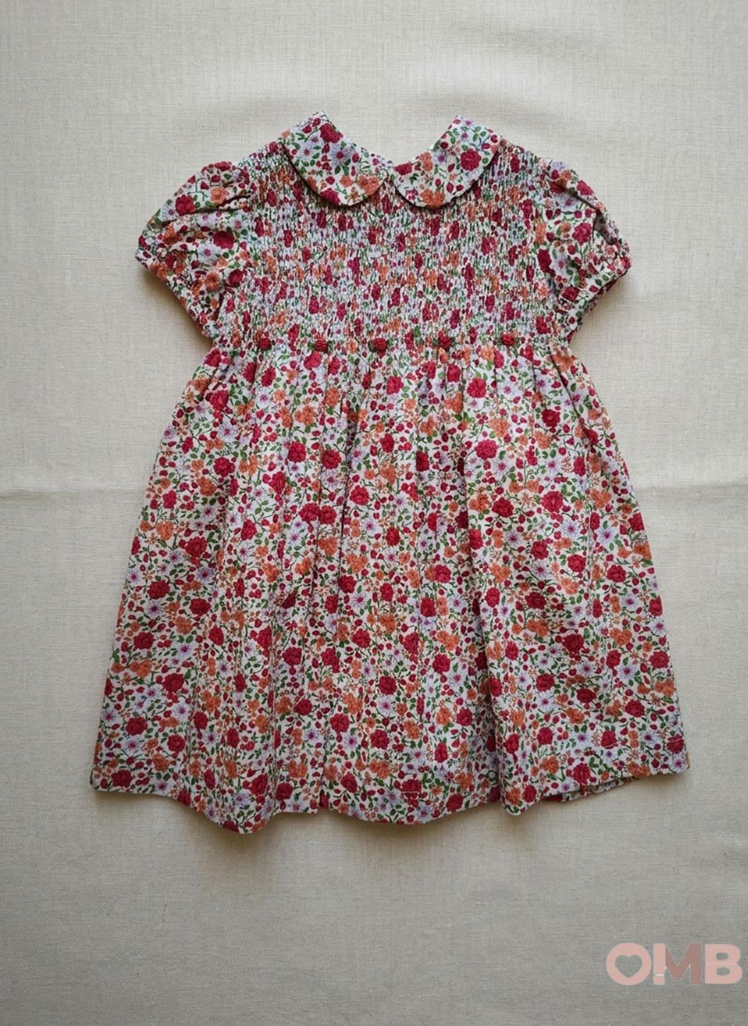 Abito neonata PEPECE' 7140 Rosso 7140 LIBERTY PEPECE' 