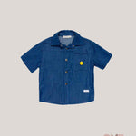 Camicia MANUEL RITZ bambino 3406 Blu 3406 BLU MANUEL RITZ 