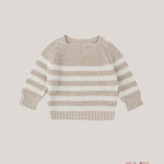 Maglione neonato 1+IN THE FAMILY XALOC Sabbia XALOC SABBIA 1+INTHEFAMILY 