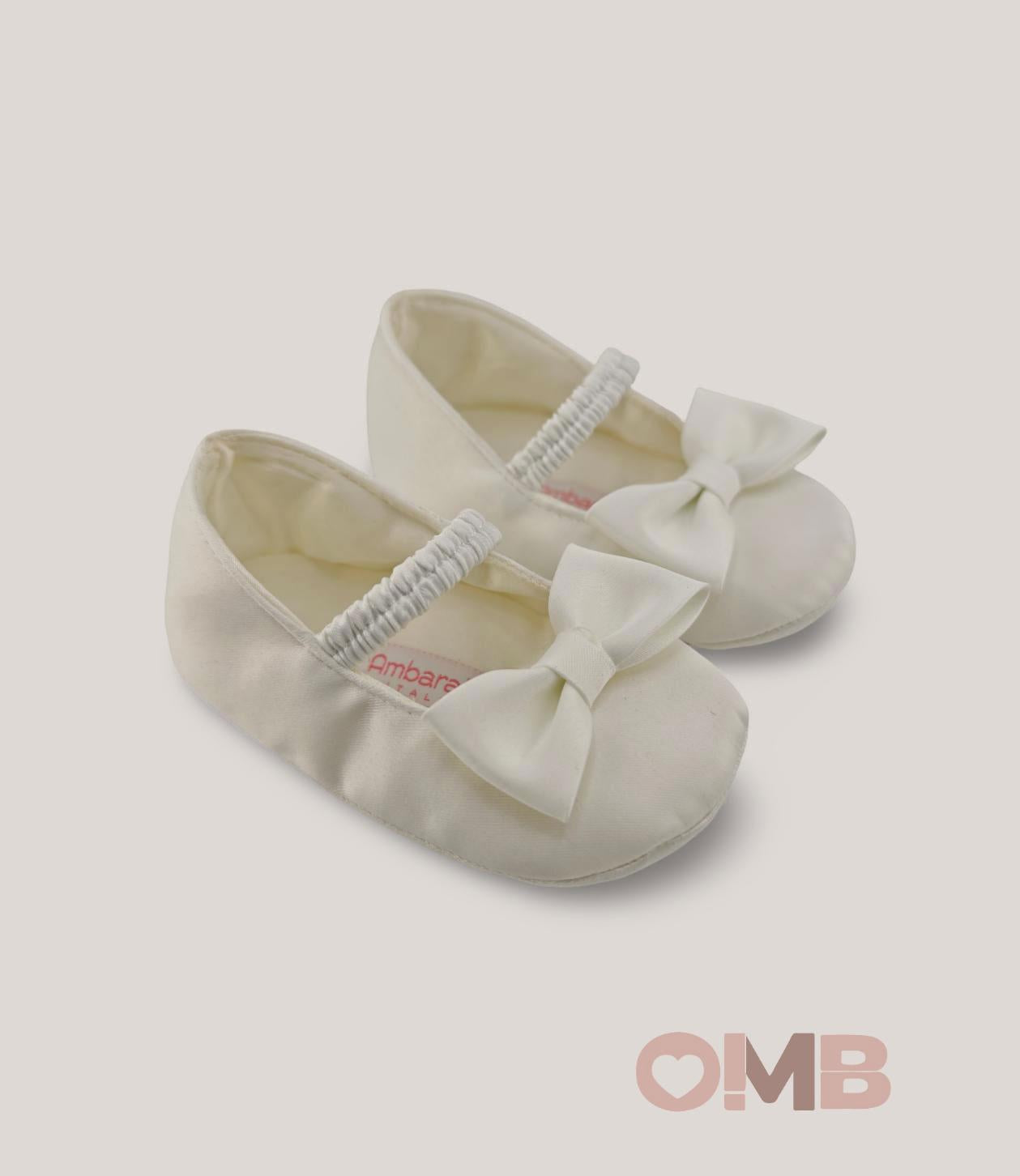 Ballerine Neonata Ambarabà 4112 bianche 4112 BIANCO AMBARABA' 