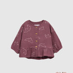 T-shirt Play Up neonata 2AR11301 Malva 2AR11301 MALVA PLAY UP 