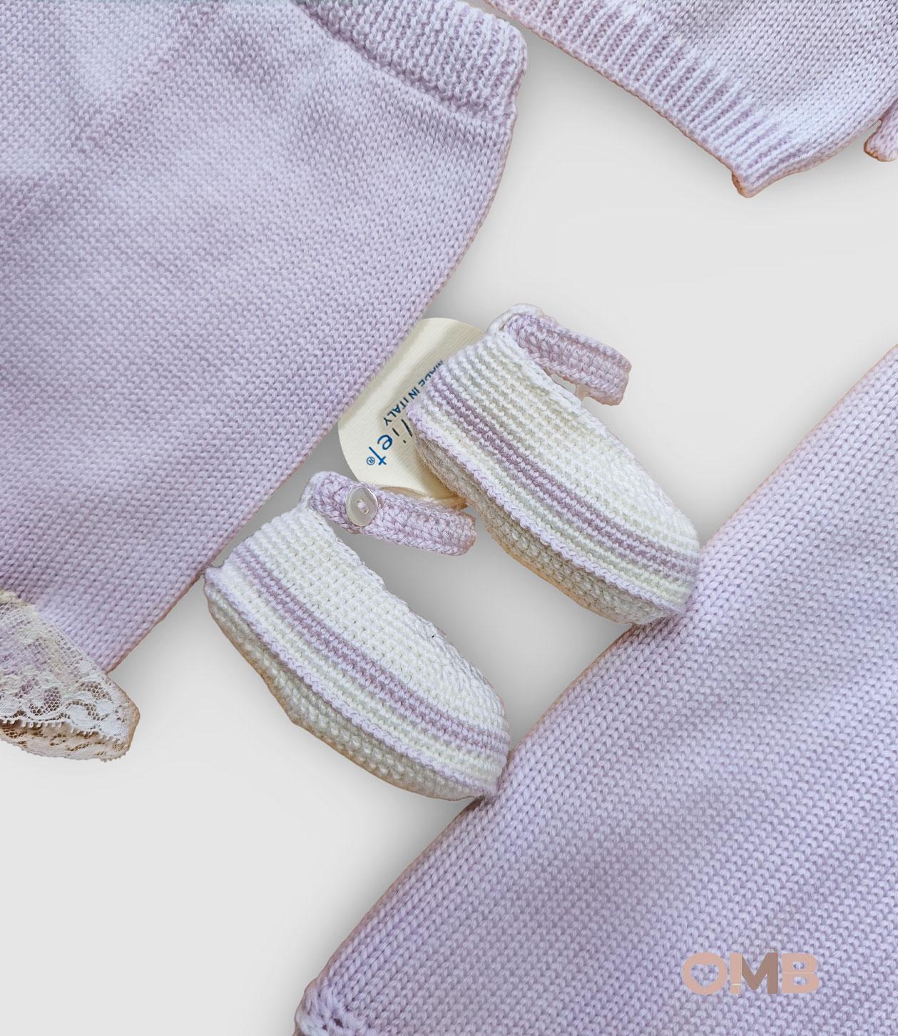 Set nascita JOLIE JULIET neonata CLAUDIAKIT1 Lilla CLAUDIAKIT1 LILLA JOLIE JULIET 