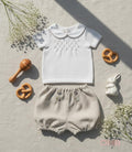 Completo BABY LORD neonata 585 Bianco