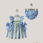 Abito Neonata Yoedu 0332 azzurro 0332 AZZURRO YOEDU 