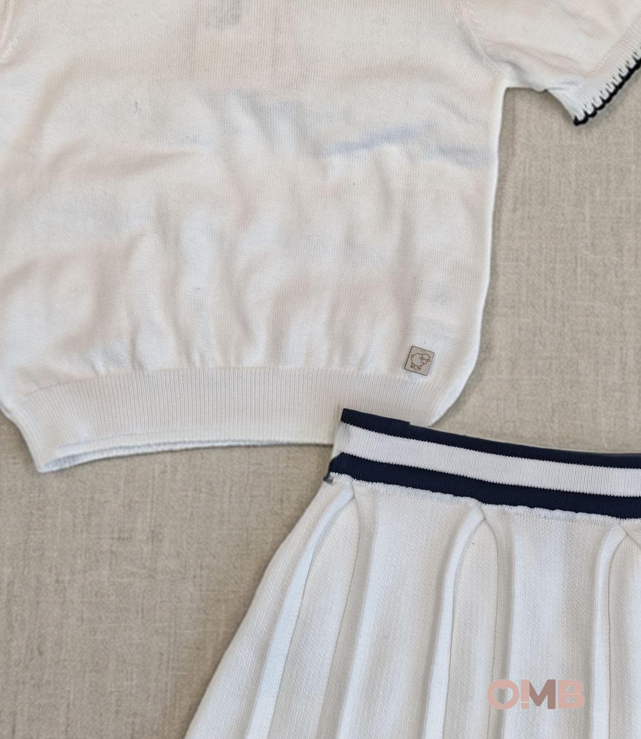 Completo bambina MAGLIFICIO VERONA 015516015520 Blu 015516-015520 BIANCO-BLU MAGLIFICIO VERONA 