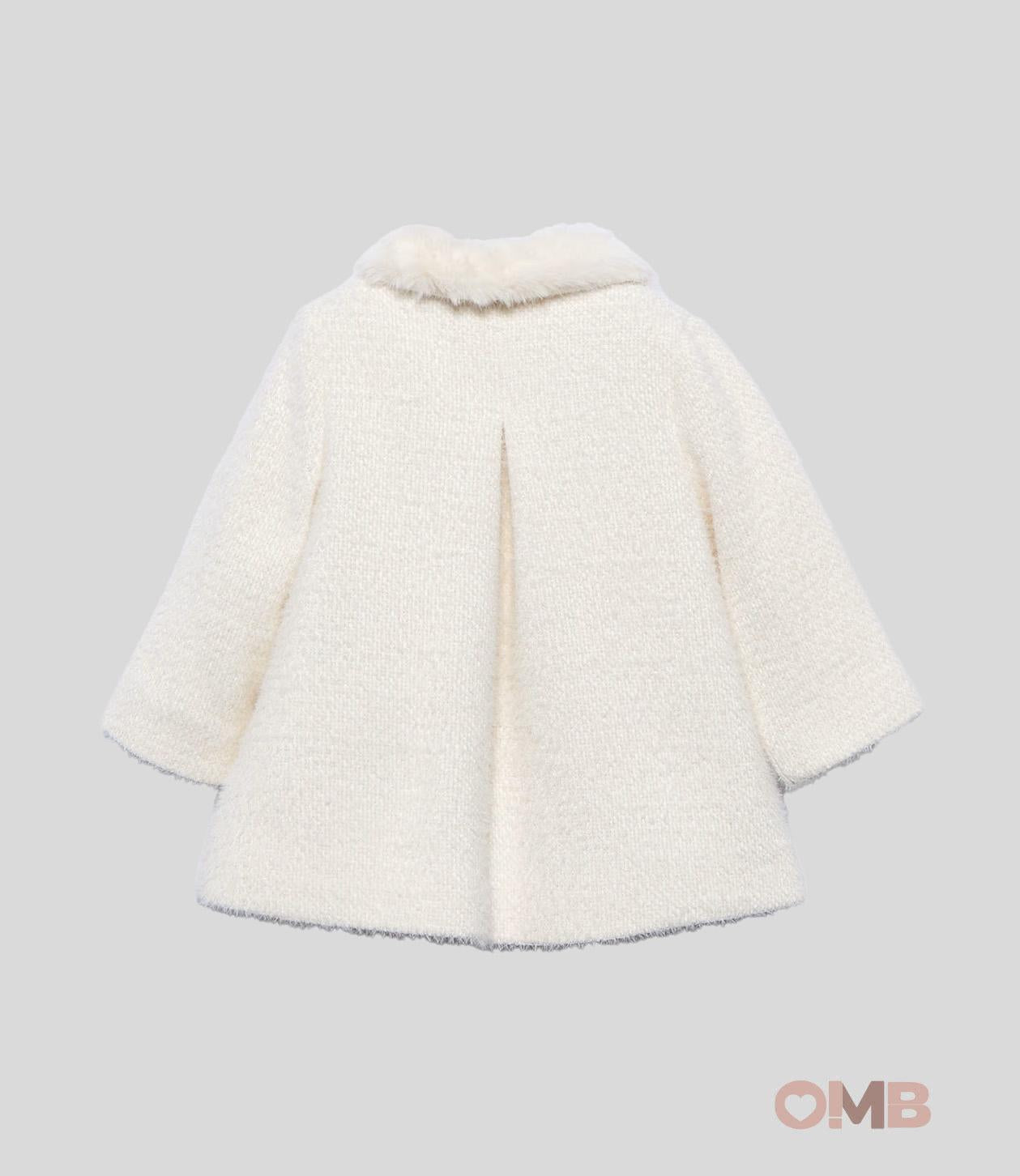 Cappotto neonata ABEL&LULA 5819 Bianco 5819 CREMA ABEL&LULA 