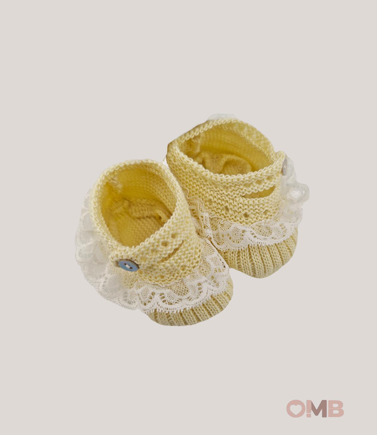 Babbucce neonata GRANLEI 227 Gialle<BR/> 227 GIALLO GRANLEI 