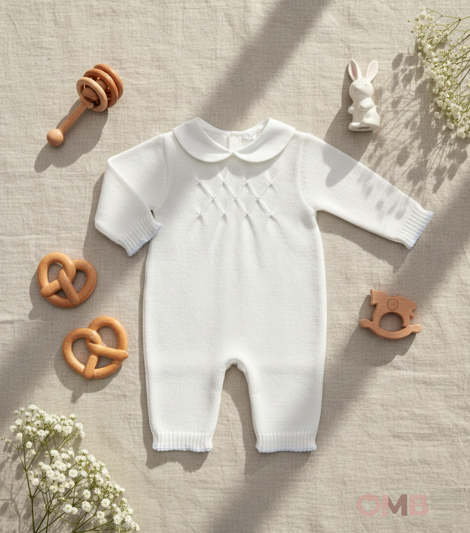 Set nascita PRIMODI BEBE neonato 3613 9 10 Bianco 3613-9-10 BIANCO -CIELO PRIMODI BEBE 