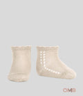 Calzino neonata Condor 2569/4 Lino traforo laterale cotone corto